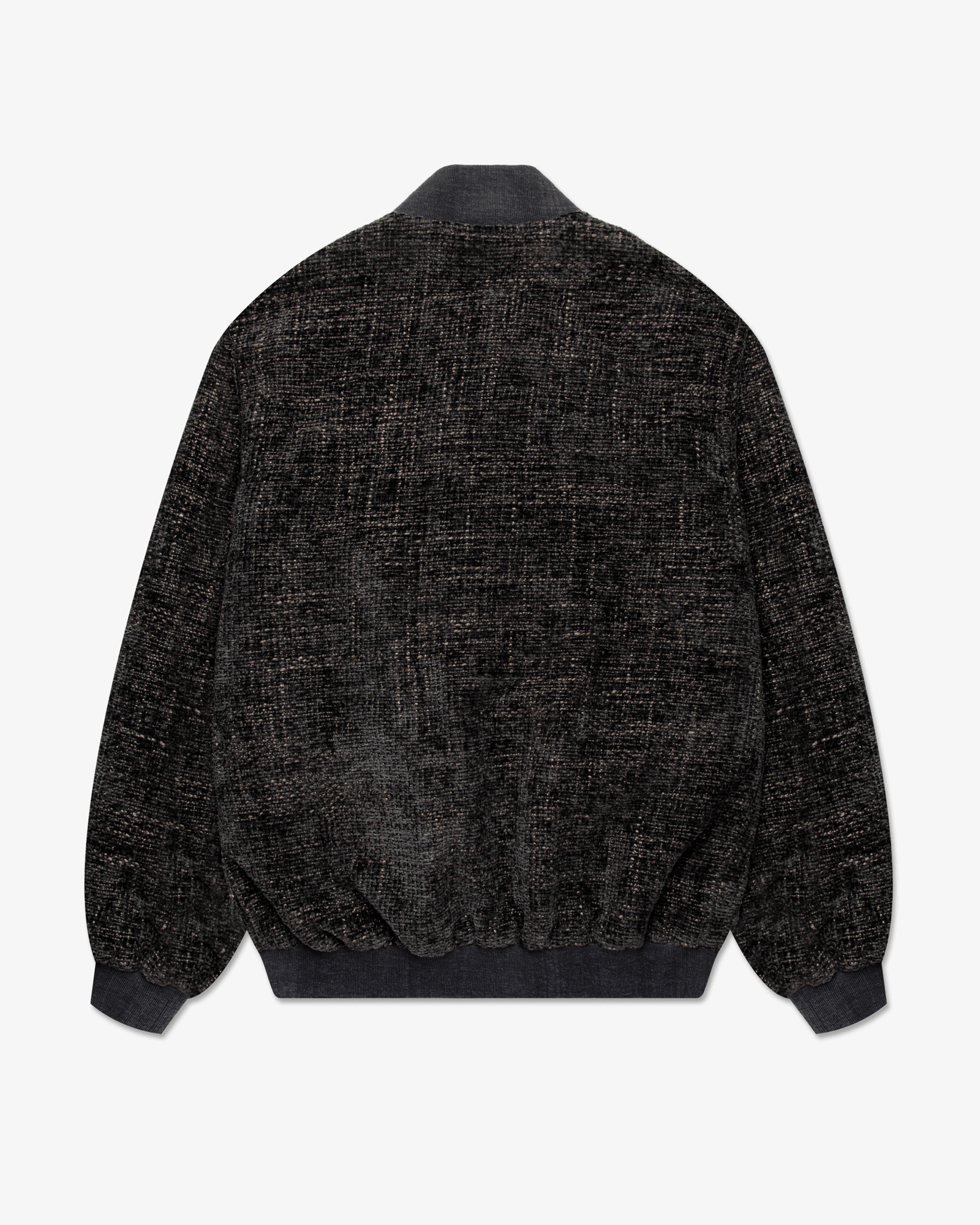 Earthy Weave Bomber Jacket