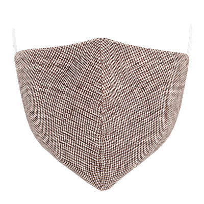 Fashionable Mask - Brown Houndstooth