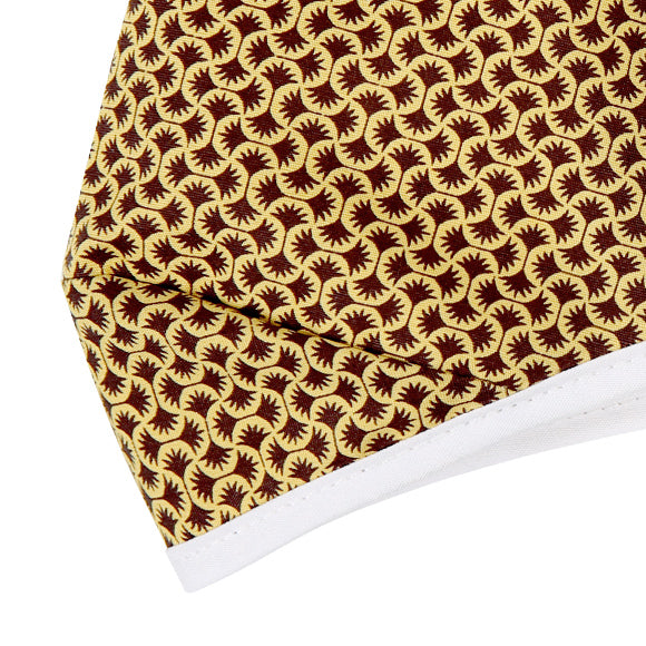 Fashionable Mask - Yellow Damask (Large)