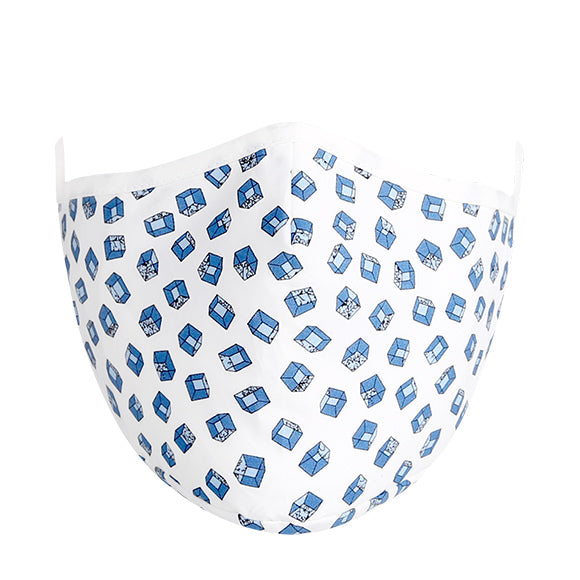 Fashionable Mask - Boxed Out Blue