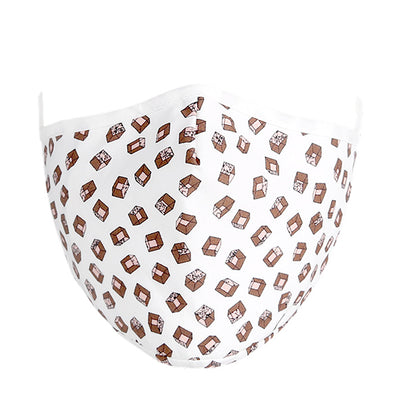 Fashionable Mask - Boxed Out Brown