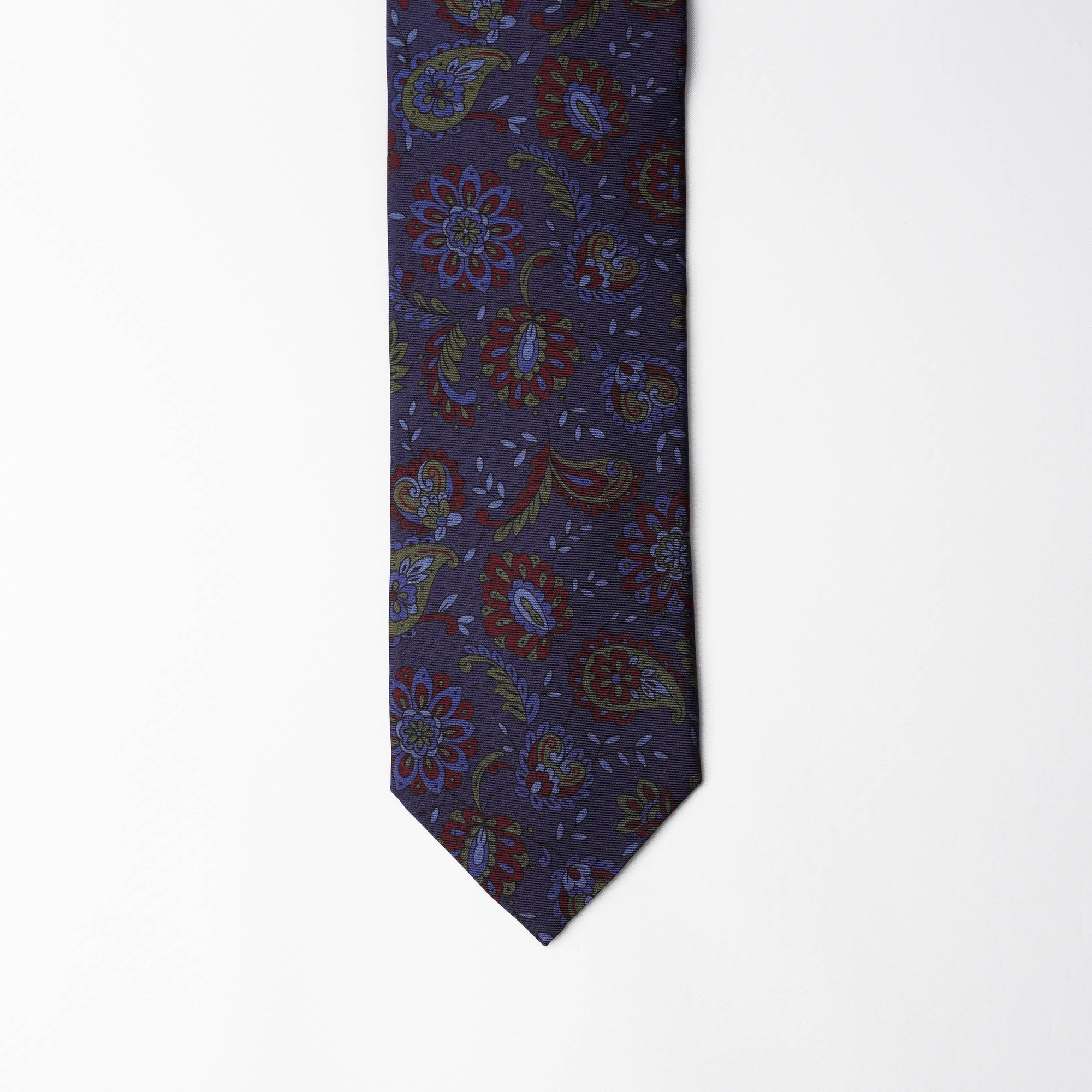 Printed Silk - Floral Blue