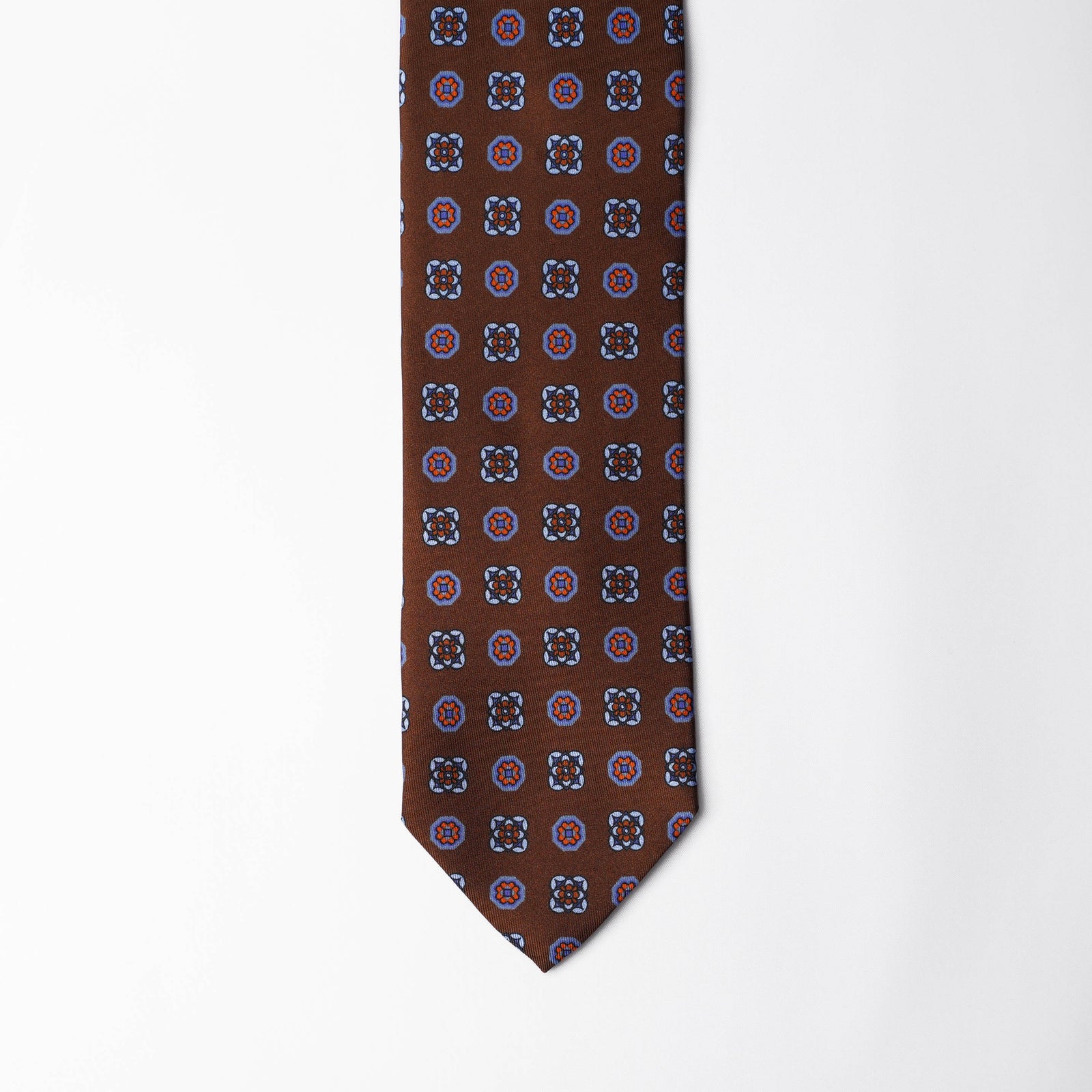 Printed Silk - British Brown