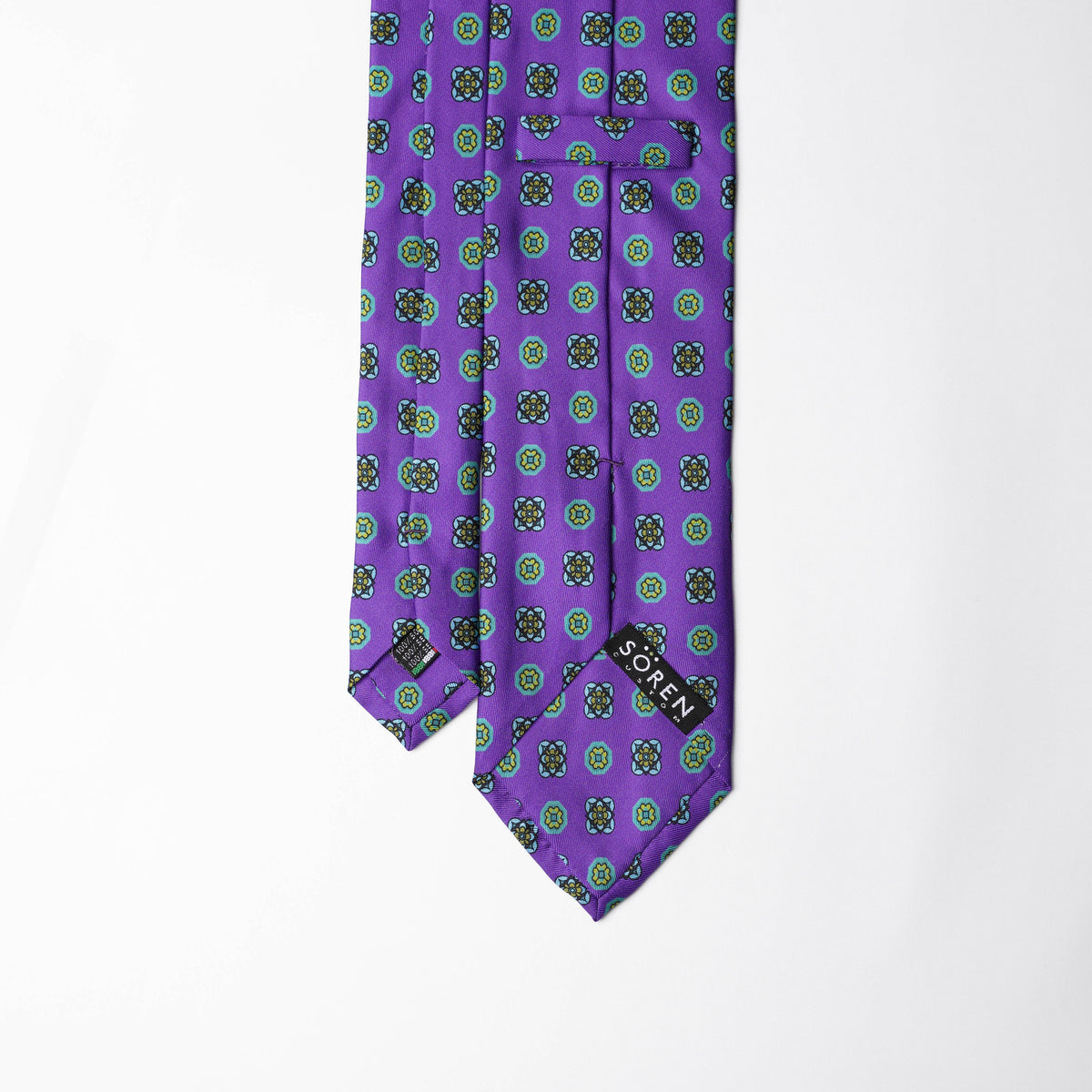 Printed Silk - British Purple