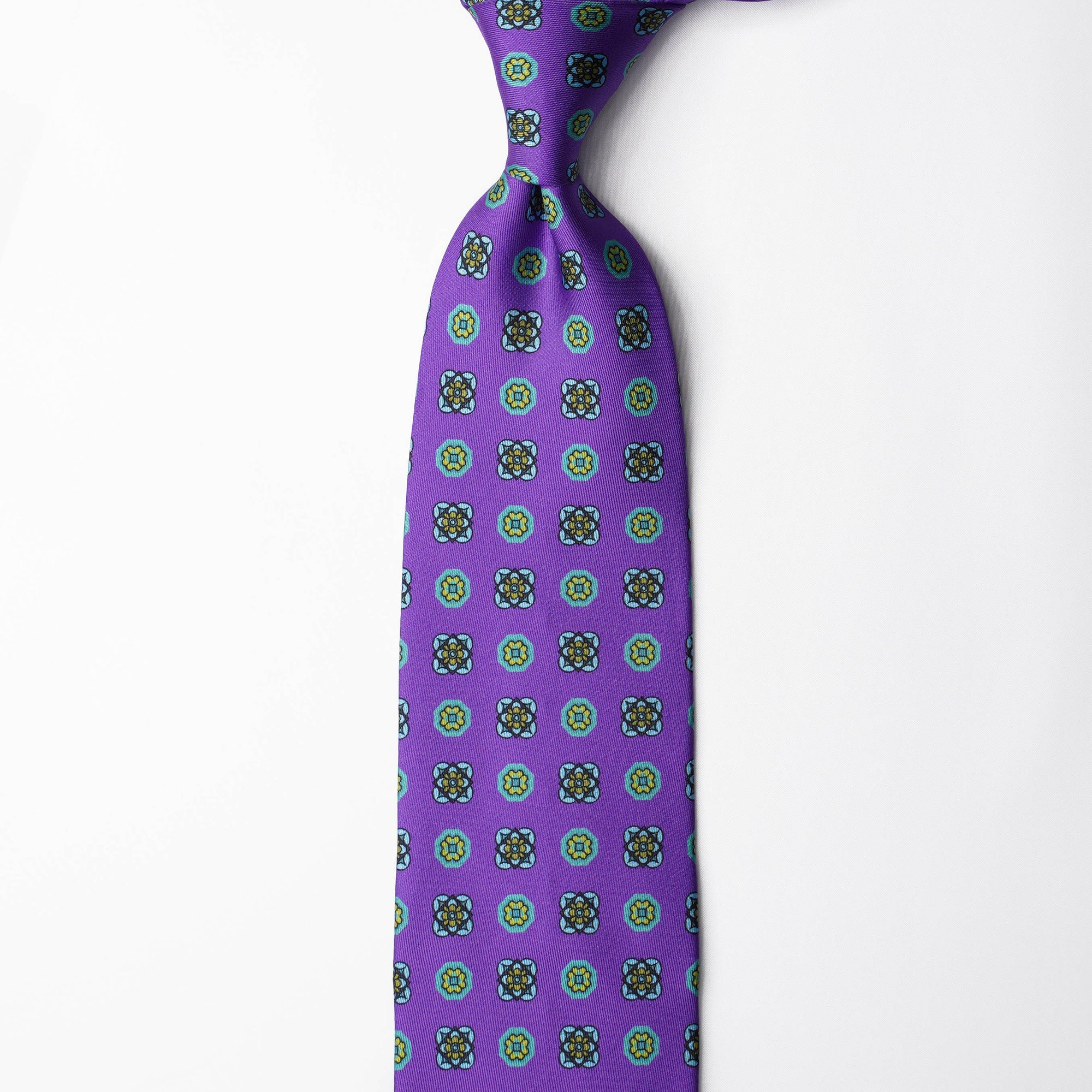Printed Silk - British Purple