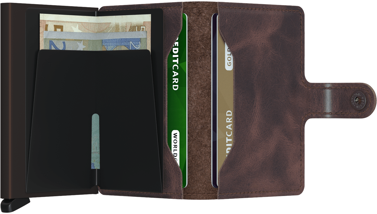 Secrid Miniwallet Vintage - Chocolate