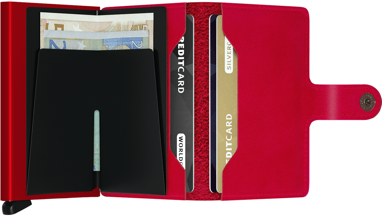 Secrid Miniwallet Original - Red On Red