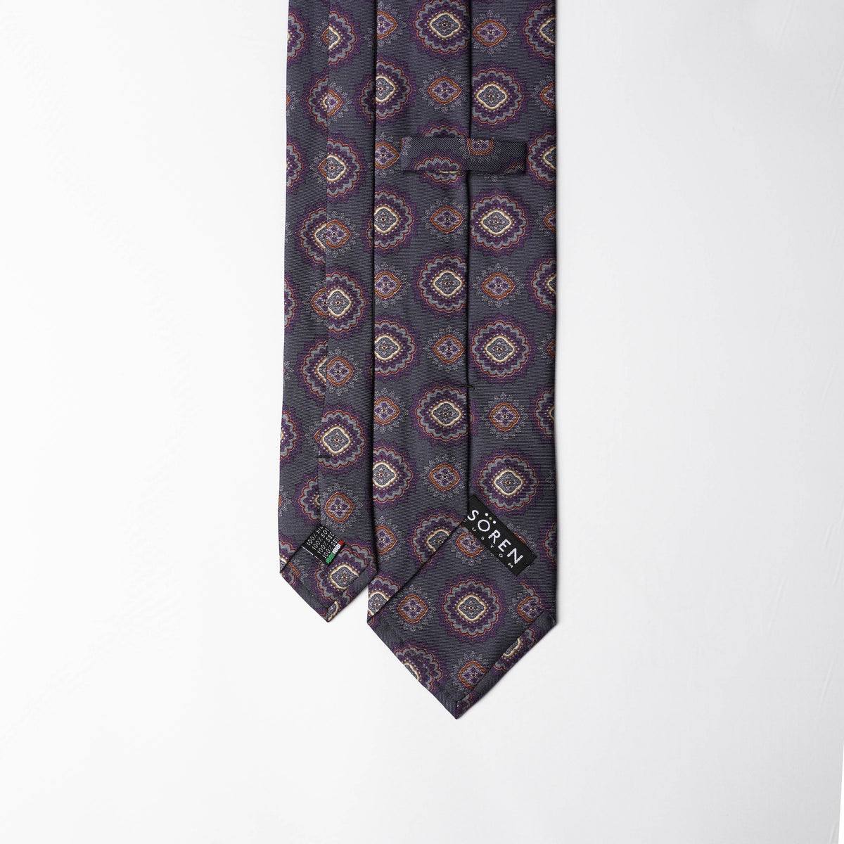 Printed Silk - Platinum Ash