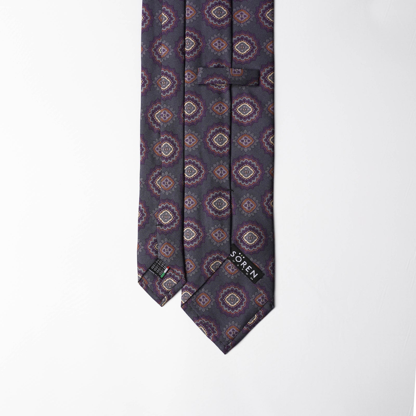 Printed Silk - Platinum Ash
