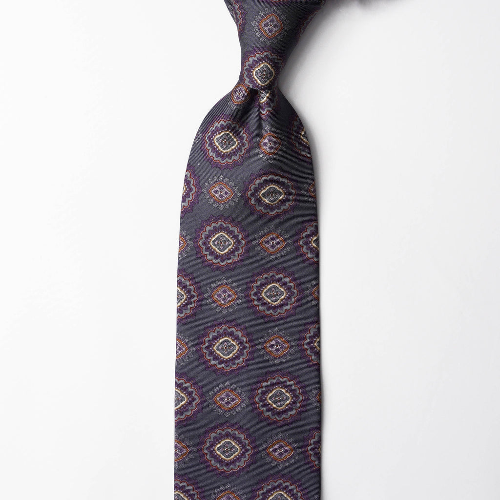 Printed Silk - Platinum Ash