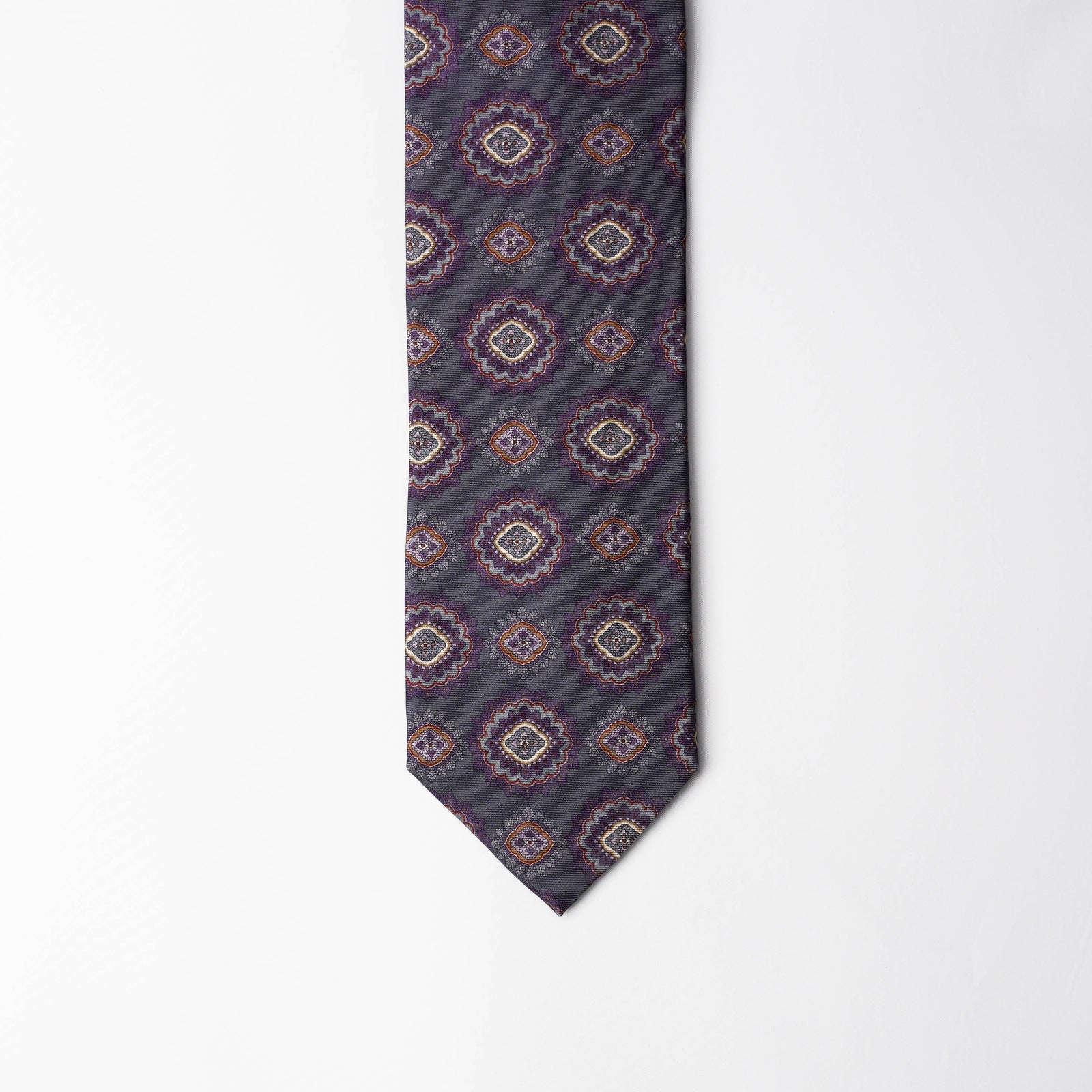 Printed Silk - Platinum Ash