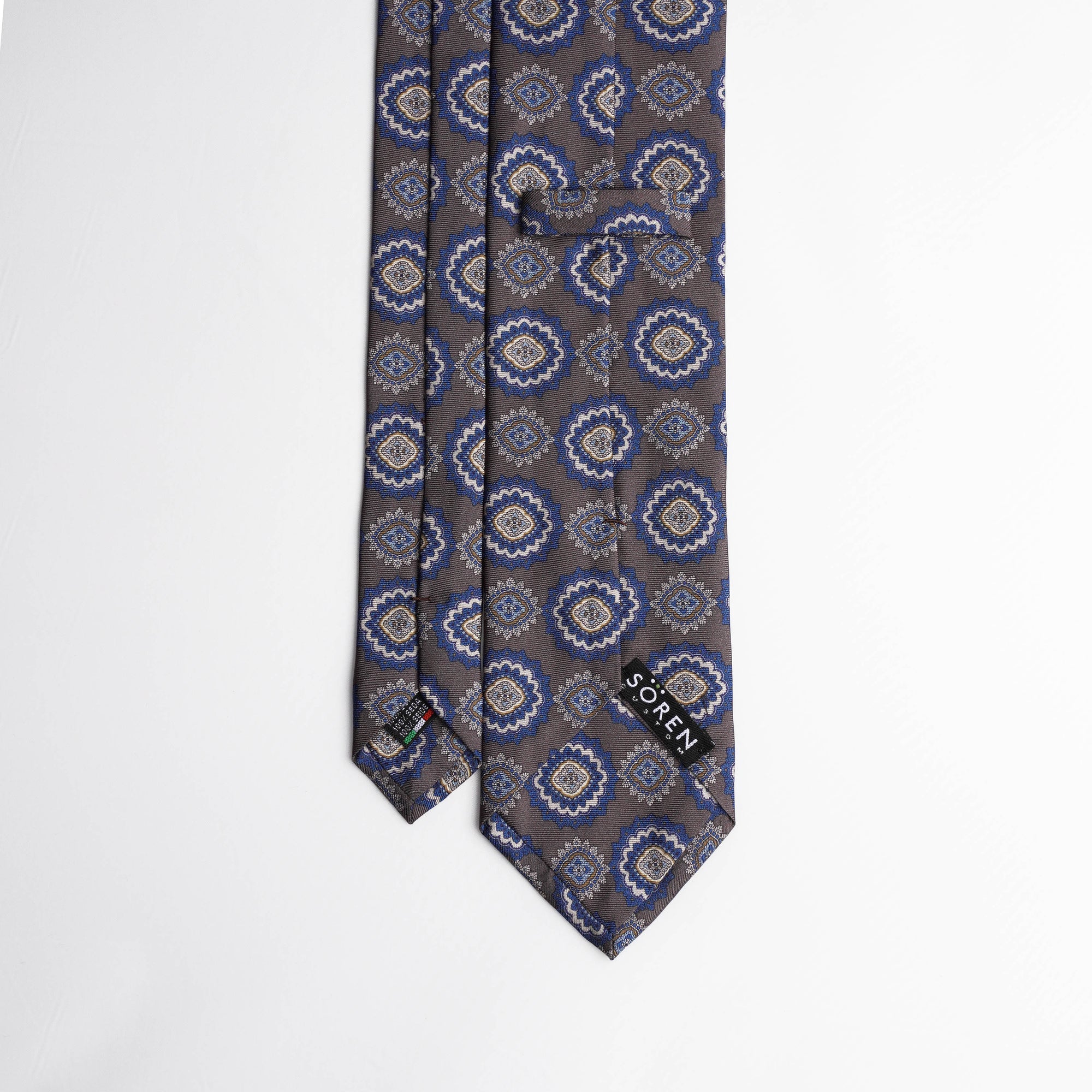 Printed Silk - Platinum Grey
