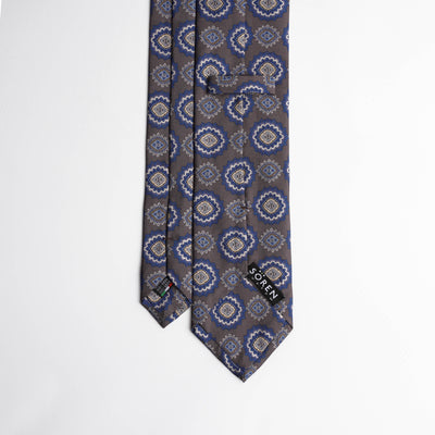 Printed Silk - Platinum Grey