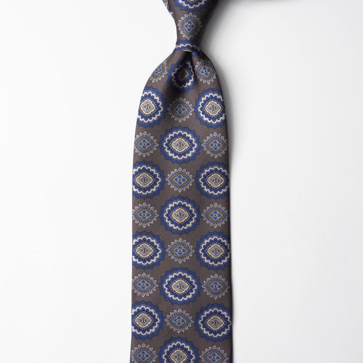 Printed Silk - Platinum Grey