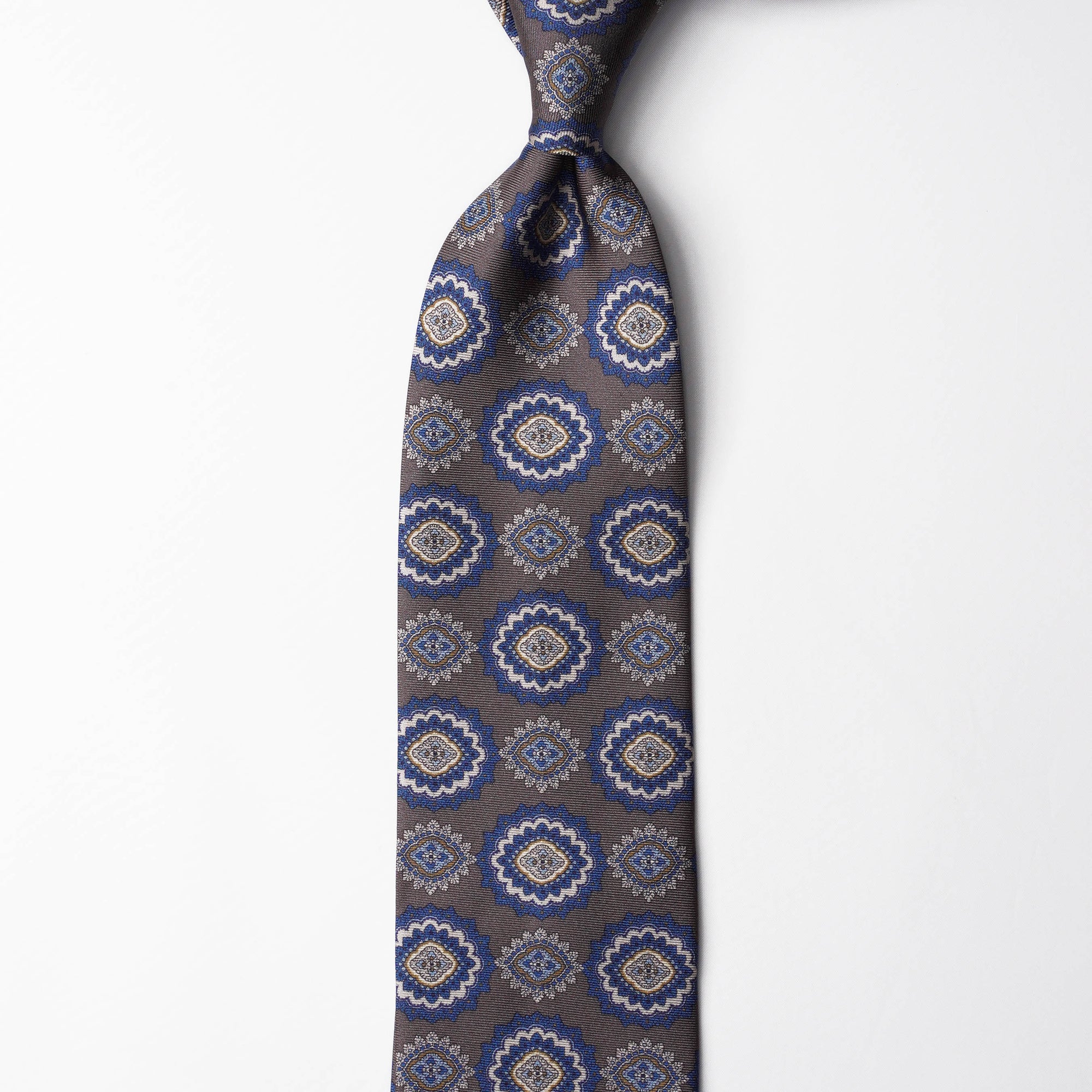 Printed Silk - Platinum Grey