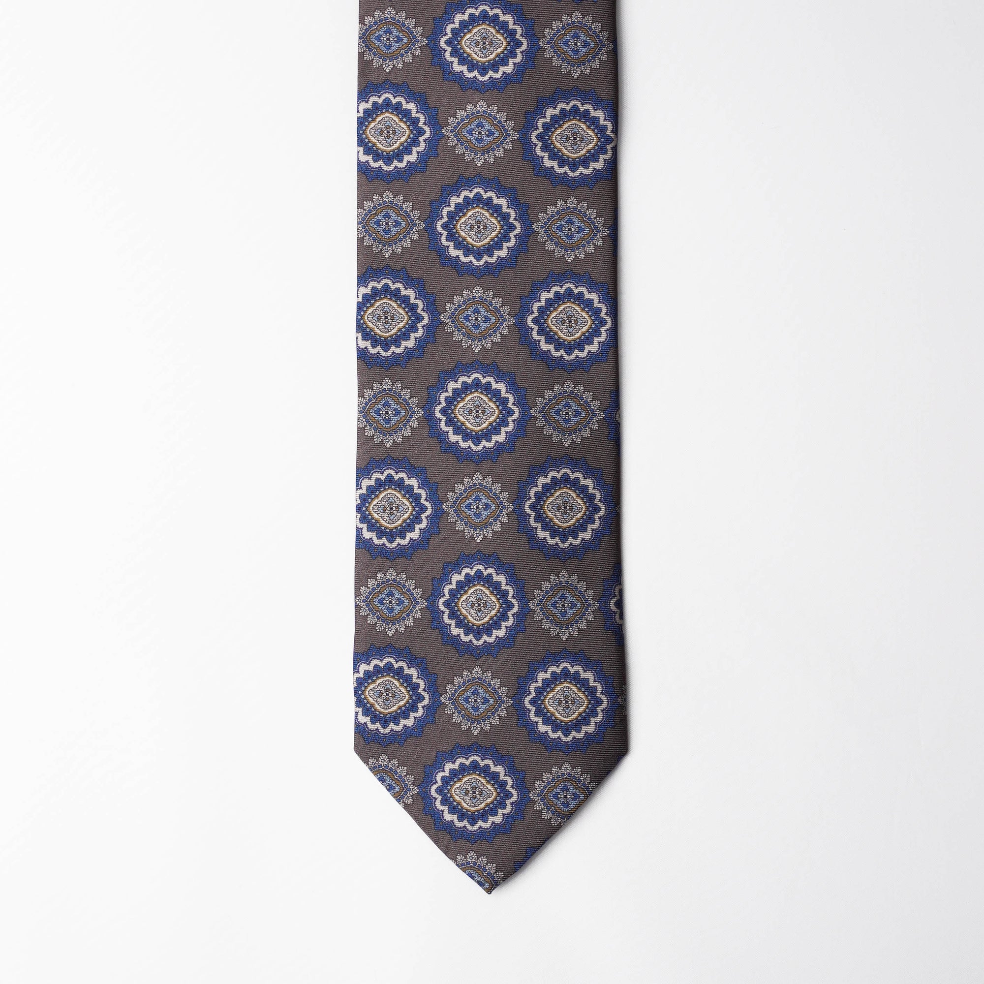 Printed Silk - Platinum Grey