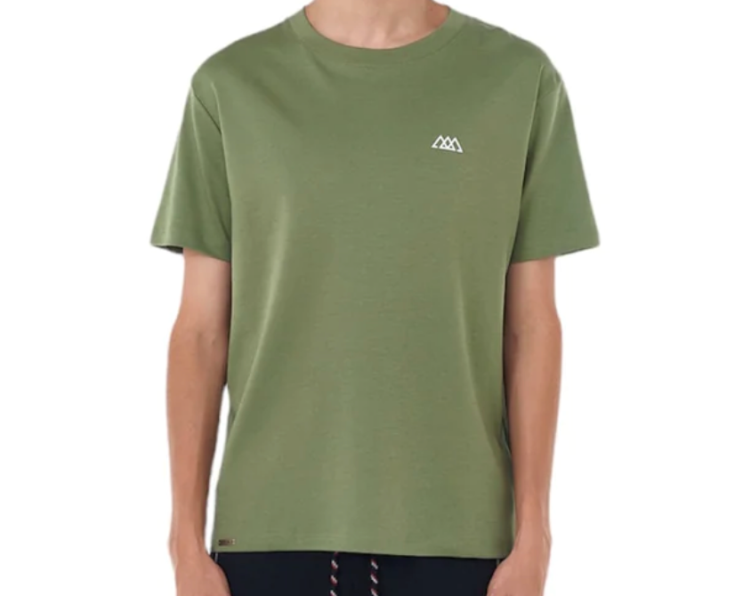 DSPLACE CAPULET OLIVE CHAOS LOGO T-SHIRT