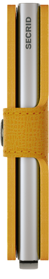 Secrid Wallet Crisple - Amber On Silver