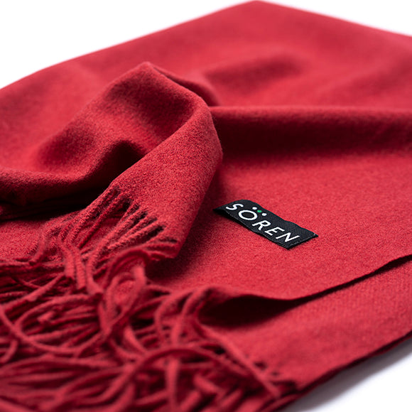 Ultra Soft Scarf - Red