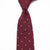 Luxury Shantung Silk Burgundy Polka Dots