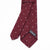 Luxury Shantung Silk Burgundy Polka Dots