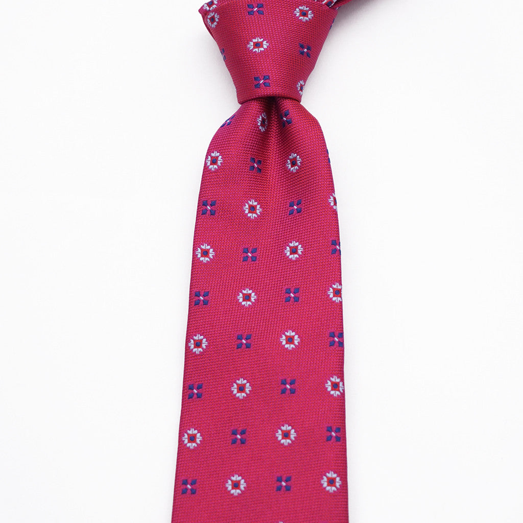 Woven Silk - Red