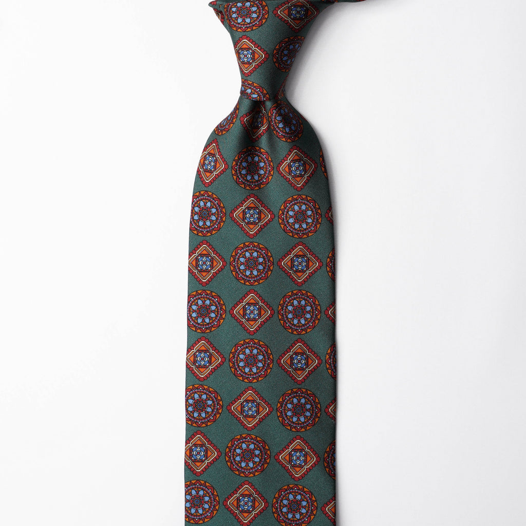 Printed Silk - Green