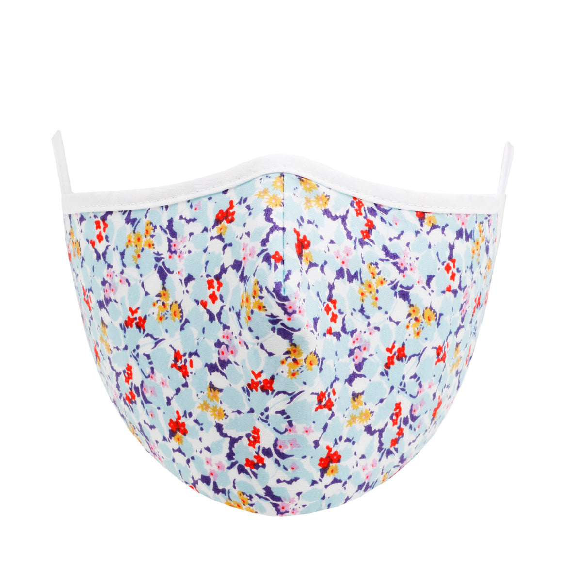 Fashionable Mask - Blue Florist