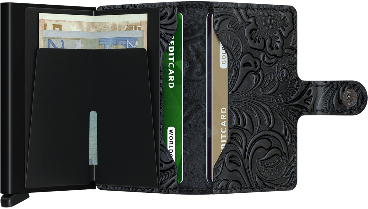Secrid Miniwallet Ornament - Black On Black