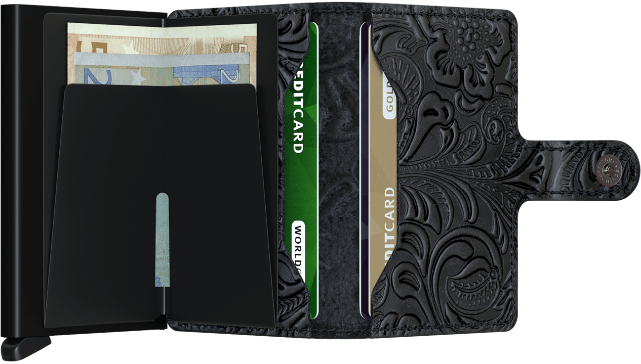 Secrid Miniwallet Ornament - Black On Black