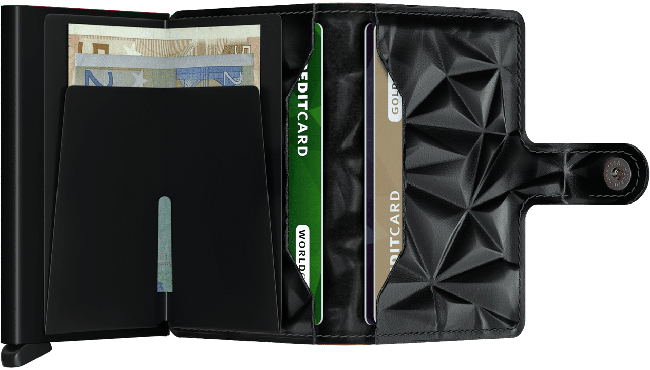 Secrid Miniwallet Prism - Black On Black