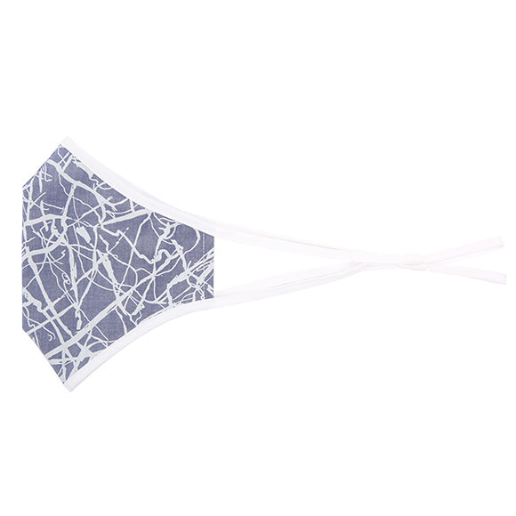 Fashionable Mask -Blue Static